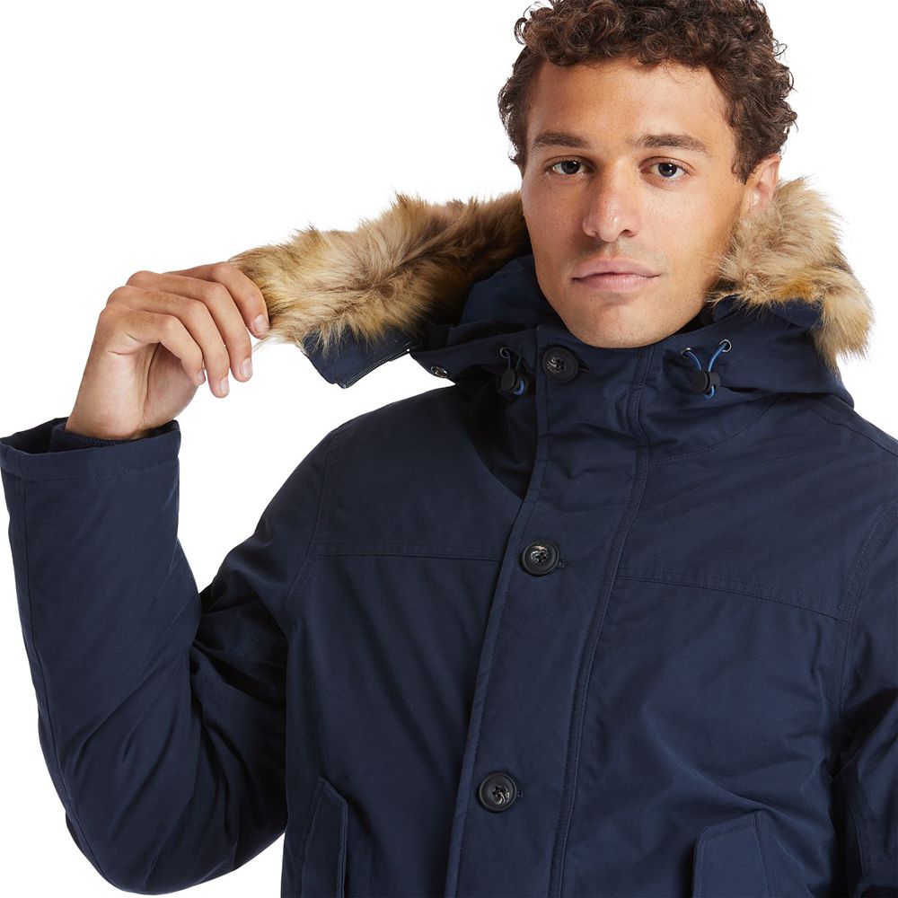 Timberland Mens Jackets Scar Ridge Waterproof Snorkel - Navy - India XN1806235